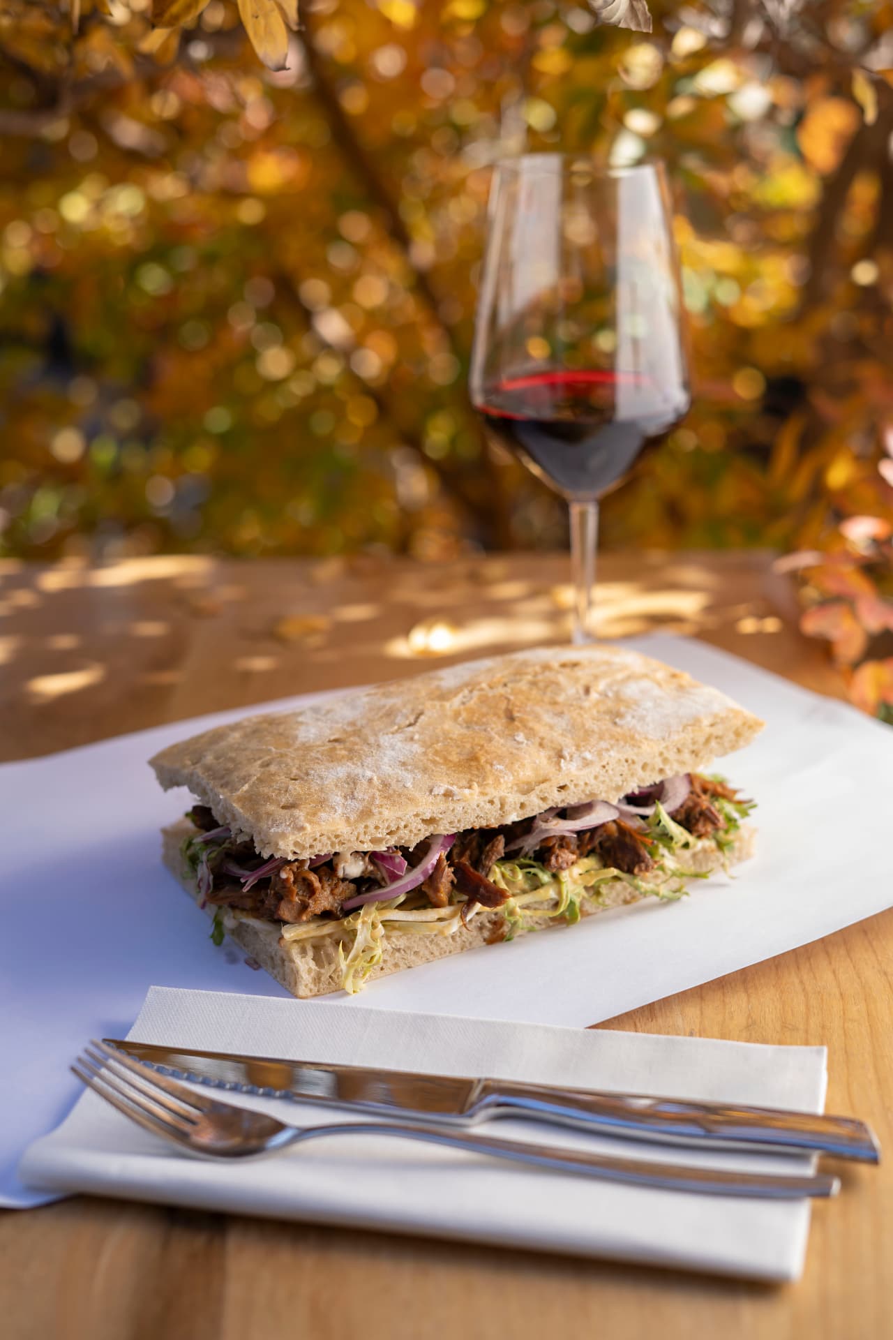 Experiencia gastronómica con platos y vino 10